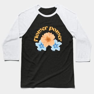 Flower Power Baseball T-Shirt